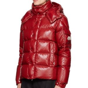 Moncler Jacket berry red